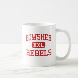Taza De Café Bowsher - rebeldes - High School secundaria -