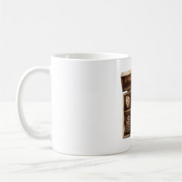 Taza De Café Box Berries Leaves Pinecones Treasures