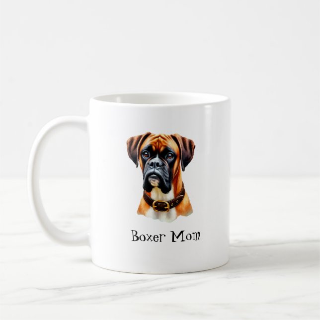 Taza De Café Box Mom con la cara de la caja (Izquierda)