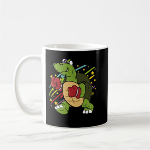 Taza De Café Boxeador de tortugas Boxer Animales Divertido dulc