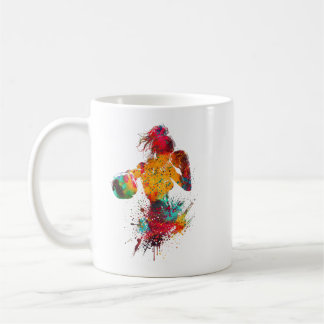 Taza De Café Boxeadora femenina
