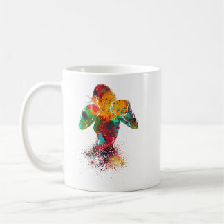 Taza De Café Boxeadora Femenina