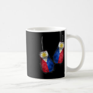 Taza De Café Boxeadores filipinos fanáticos de los camisas roja