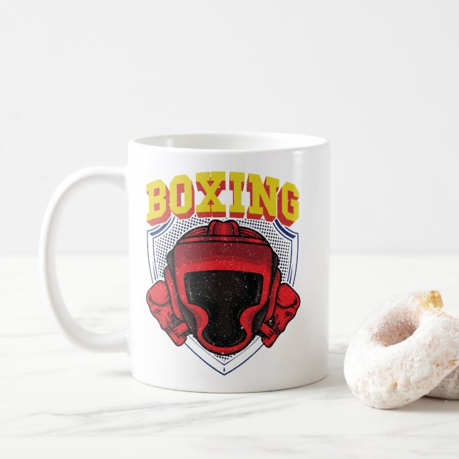 Taza De Café Boxeo (Con donut)