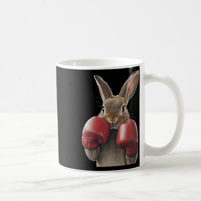 Taza De Café Boxeo de conejos (Derecha)