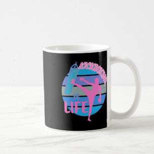 Taza De Café Boxeo de Kick Boxing Artes Marciales Chicas Kickbo