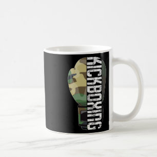 Taza De Café Boxeo de kickboxing Muay Thai Camuflaje Glo