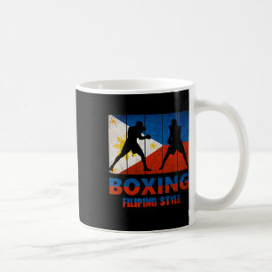 Taza De Café Boxeo Filipino de Estilo Vintage
