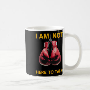Taza De Café Boxeo Kickboxing Amante del Boxeo Boxeador Frase D
