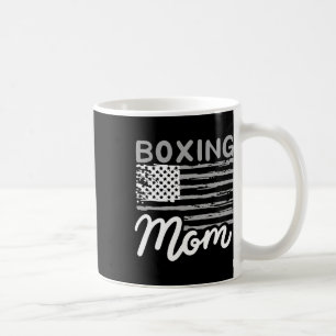 Taza De Café Boxeo Mamá Boxeo Madre Kickboxing Mamá Mama Mot