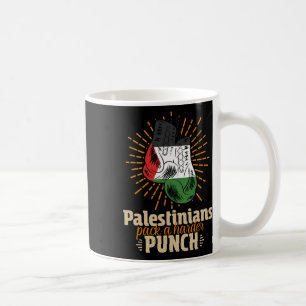 Taza De Café Boxeo palestino de lucha libre
