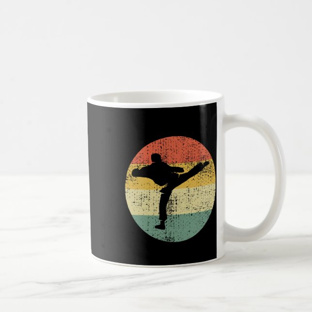 Taza De Café Boxeo Tailandés Kickboxing Mma Luchadores Muay Tha (Derecha)