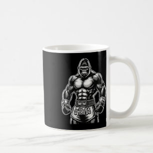 Taza De Café Boxeo Tailandés y Kickboxing - Gorila de Muay Thai