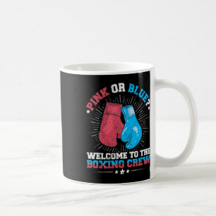 Taza De Café Boxeo Tema Género Revelar Fiesta Cita Para Un Boxi