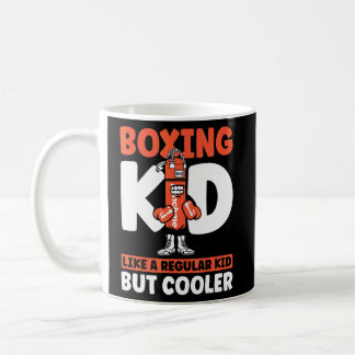 Taza De Café Boxeo Vintage De Niños Como Un Niño Regular Pero C