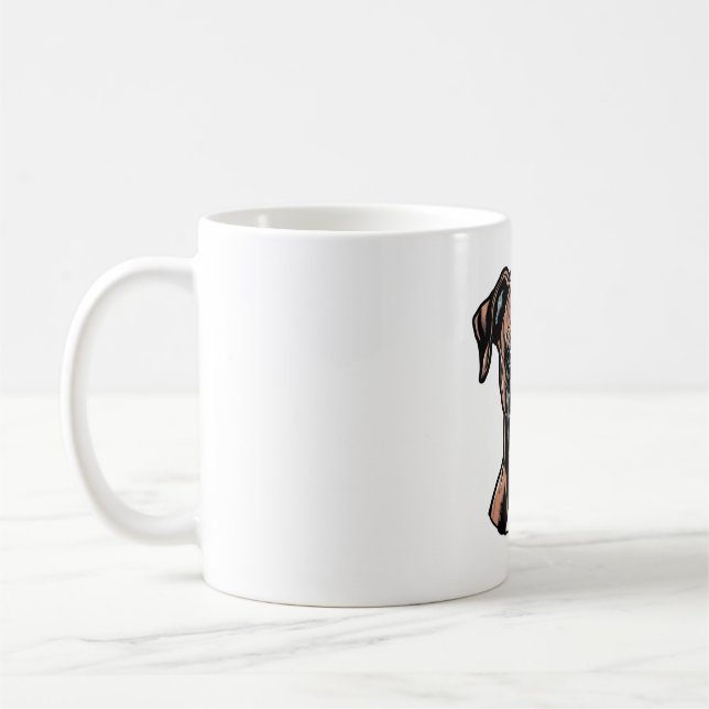 Taza De Café Boxer Buddy Protección Humorosa (Izquierda)