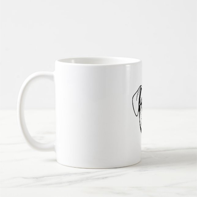 Taza De Café Boxer Dog (Izquierda)