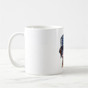 Taza De Café Boxer Dog 4 de julio