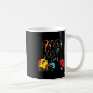 Taza De Café Boxer Dog Con Guantes De Boxeo Hombres Mujeres Niñ