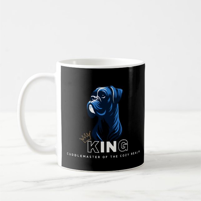 Taza De Café Boxer Dog King Cuddle Master (Izquierda)