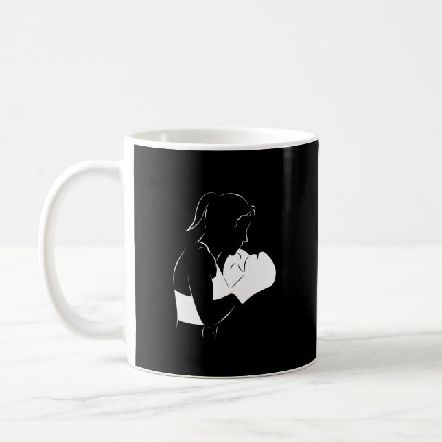Taza De Café Boxer femenino (Izquierda)