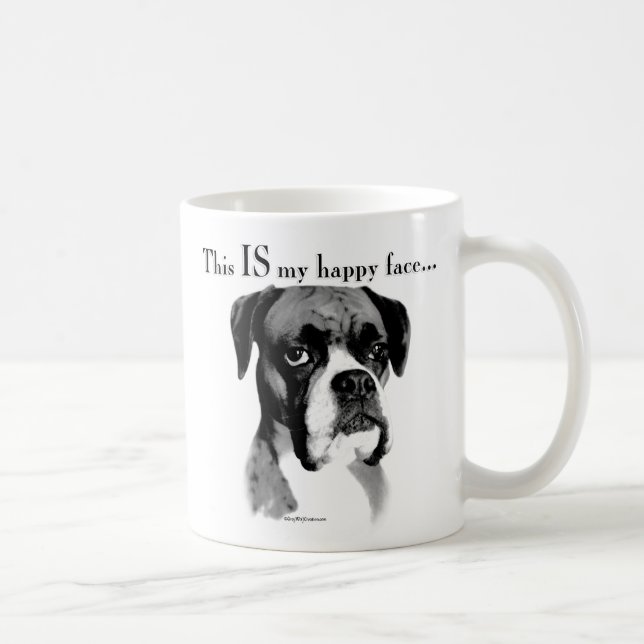Taza De Café Boxer Happy Face (Derecha)