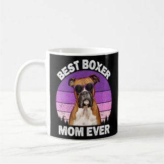 Taza De Café Boxer Mom Vintage Boxer Dueñas De Perros Chicas