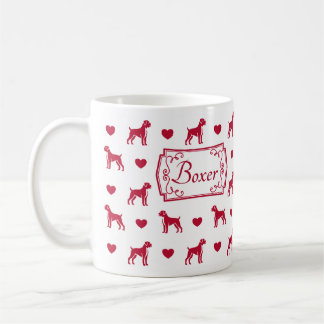 Taza De Café Boxer Mug Con Corazón
