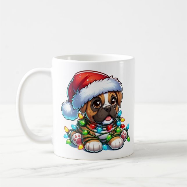 Taza De Café Boxer Mug, Navidades curos (Izquierda)