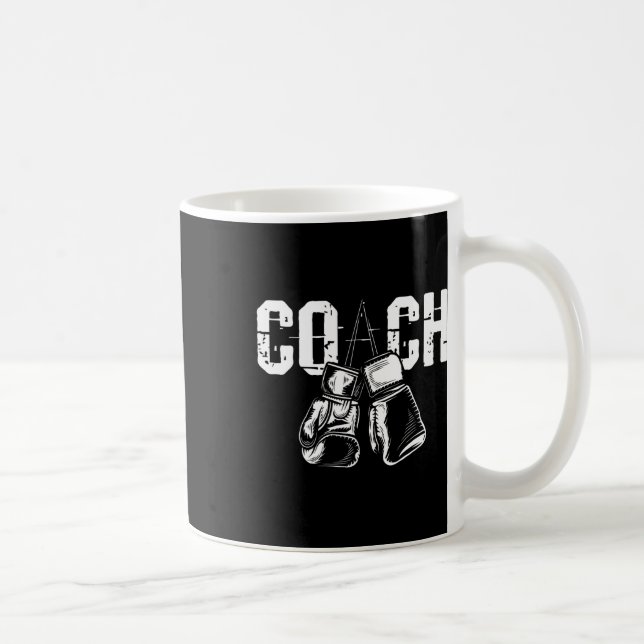 Taza De Café Boxing Coach - Kickboxing Kickboxer Gym Boxer _1  (Derecha)