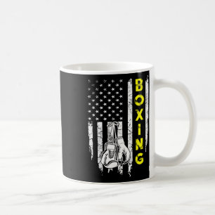 Taza De Café Boxing Ee.Uu. Bandera Estadounidense 4 De Julio Pa