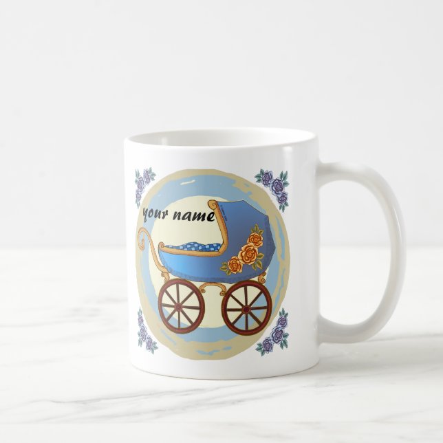 Taza De Café Boy Baby Buggy (Derecha)