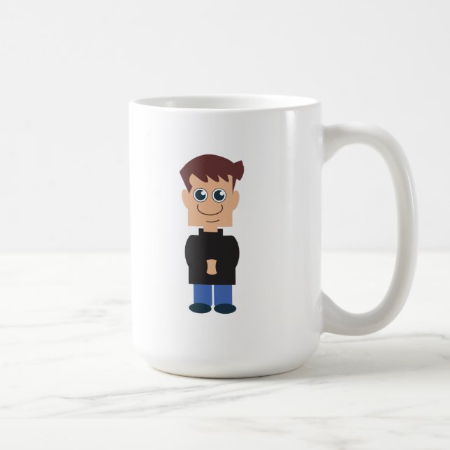 Taza De Café Boy Norm Chibi (Derecha)