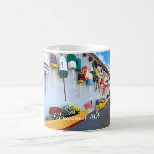 Taza De Café Boyas de bogavante en un edificio de las MAMÁES Gl