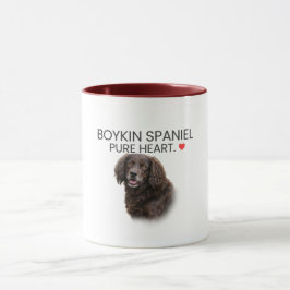 Taza de café Boykin Spaniel Corazón Puro