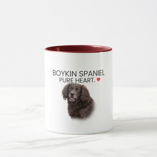 Taza de café Boykin Spaniel Corazón Puro (Centro)