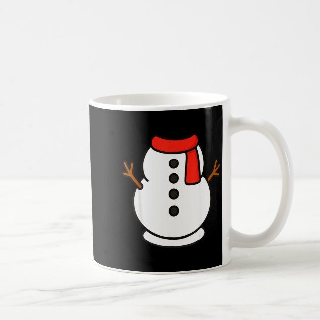Taza De Café Boys Snowman Shirt Kids Snowman Costume Christmas  (Derecha)