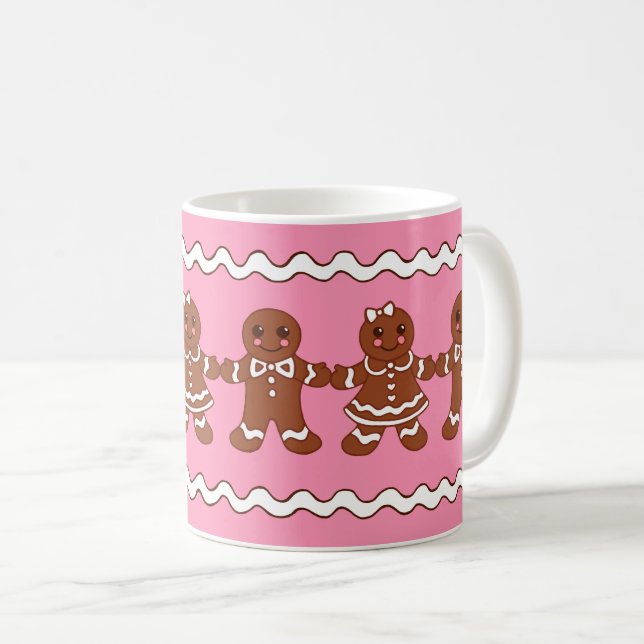 Taza De Café Boys y Chicas de pan de jengibre (Anverso derecho)