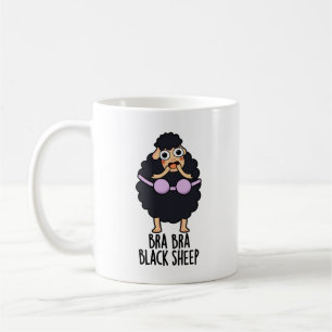 Taza De Café Bra-bra Black Sheep Funny Animal Pun