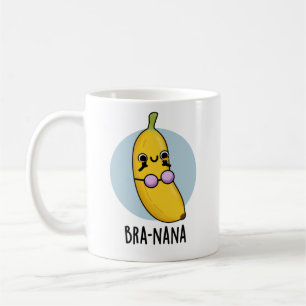 Taza De Café Bra-nana Funny Banana Bra Pun
