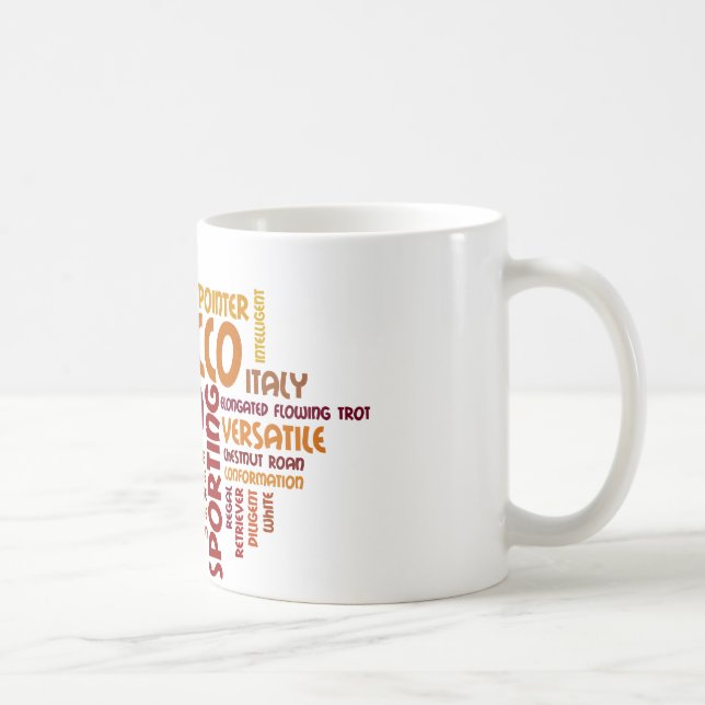 Taza De Café Bracco Italiano (Derecha)