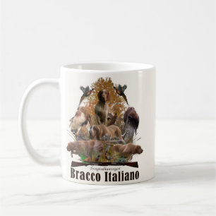 Taza De Café Bracco italiano tapestry faux canvas impresión acr