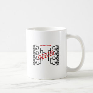 Taza De Café bracketología : corchetes en blanco