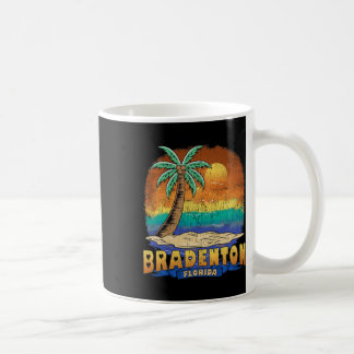 Taza De Café Bradenton Florida Antiguo Distorsionado Recuerdo 