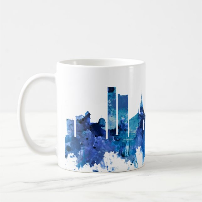 Taza De Café Bradford England Skyline Blue (Izquierda)