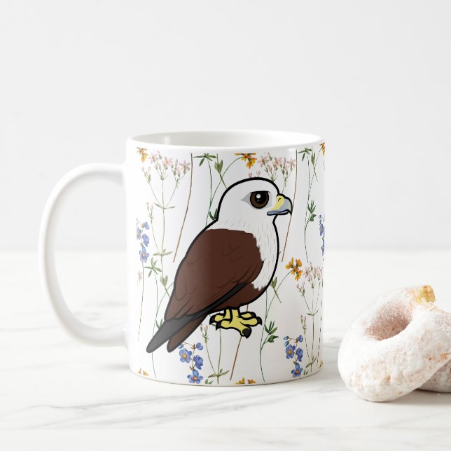 Taza De Café Brahminy Kite Birdorable (Con donut)