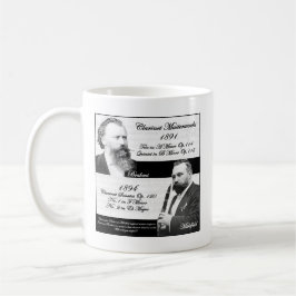 Taza De Café Brahms inspirados en Clarinetist Mühlfeld