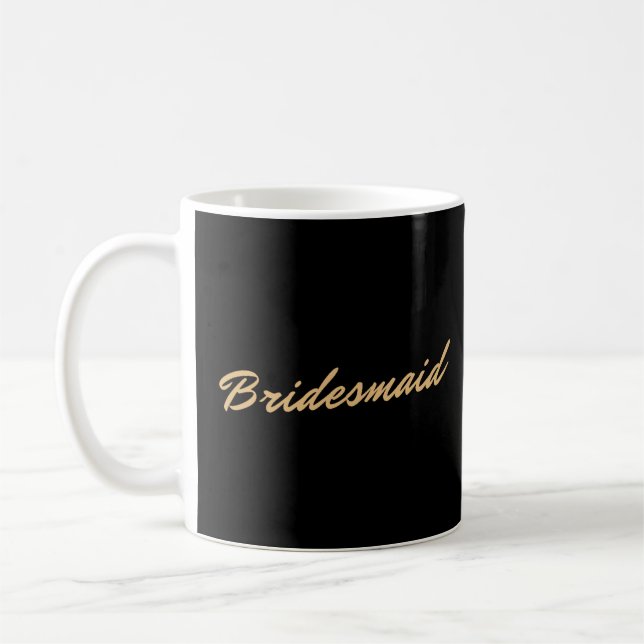 Taza De Café Braidsmaid (Izquierda)