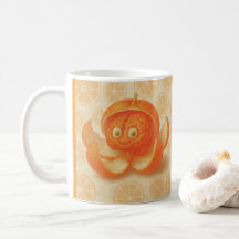 Brain in Naranja Watercolor Art Mug