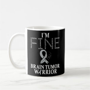 Taza De Café Brain Tumor Warrior Estoy bien